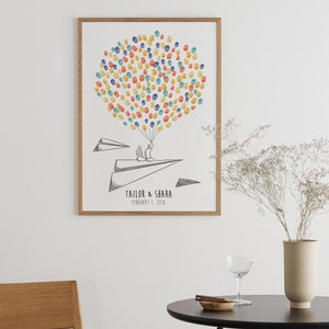 Couple Fingerprint Guest Book, PRINTABLE GUEST BOOK, Wedding ...