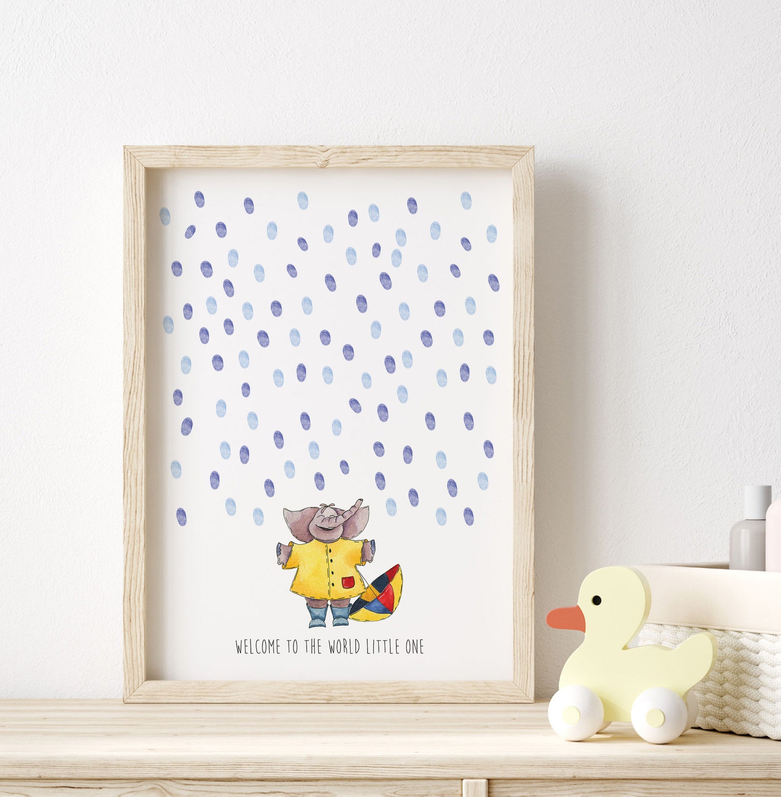 Baby Elephant Guest Book PRINTABLE GUEST BOOK Birthday - Etsy