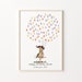 Baby Girl Guest Book, PRINTABLE GUEST BOOK, Birthday Fingerprint ...