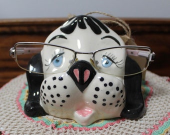 Vintage Dog Head Glasses Holder, Sun Glasses or Spectacle Holder