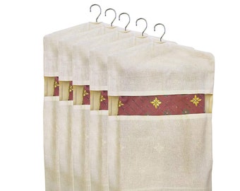 Pure Cotton Garment Bags/Ideal for Jackets, Suits, Tops, Sarees, Blouses, Dresses/Eco-friendly/Travel Pack/Garment Cover