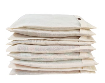 Handmade Cotton Garment Bags 16in x 14in/ Eco-friendly/Cotton Saree Cover/Travel Pack/ Garment Bag/Wardrobe Organizer