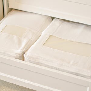 Premium 100% cotton Storage Bags- Ideal for Ikea Closets- Travel Pack, Knitwear Sweater Bag (size: 17”X14”X6”)