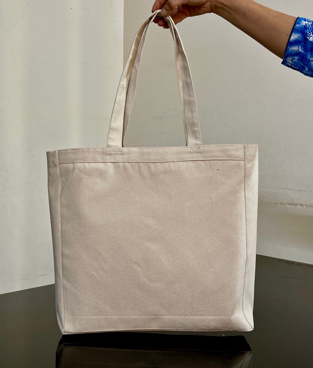 Bolsa de lona de algodón: reutilizable, ideal para comestibles, libros y  México