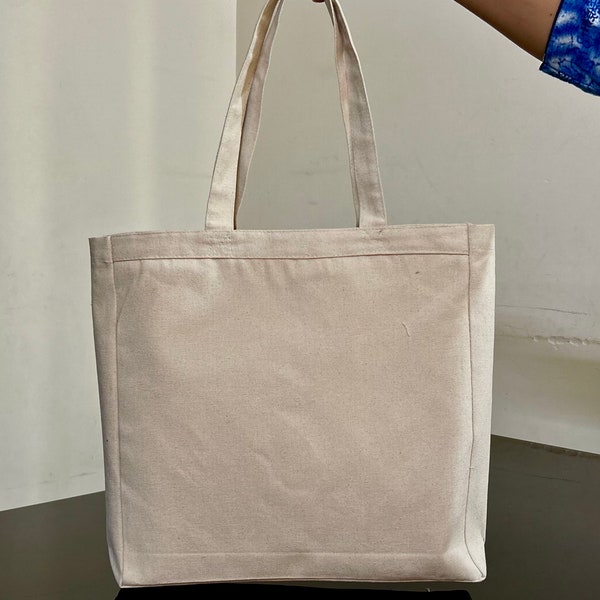 Plain Canvas Tote Etsy