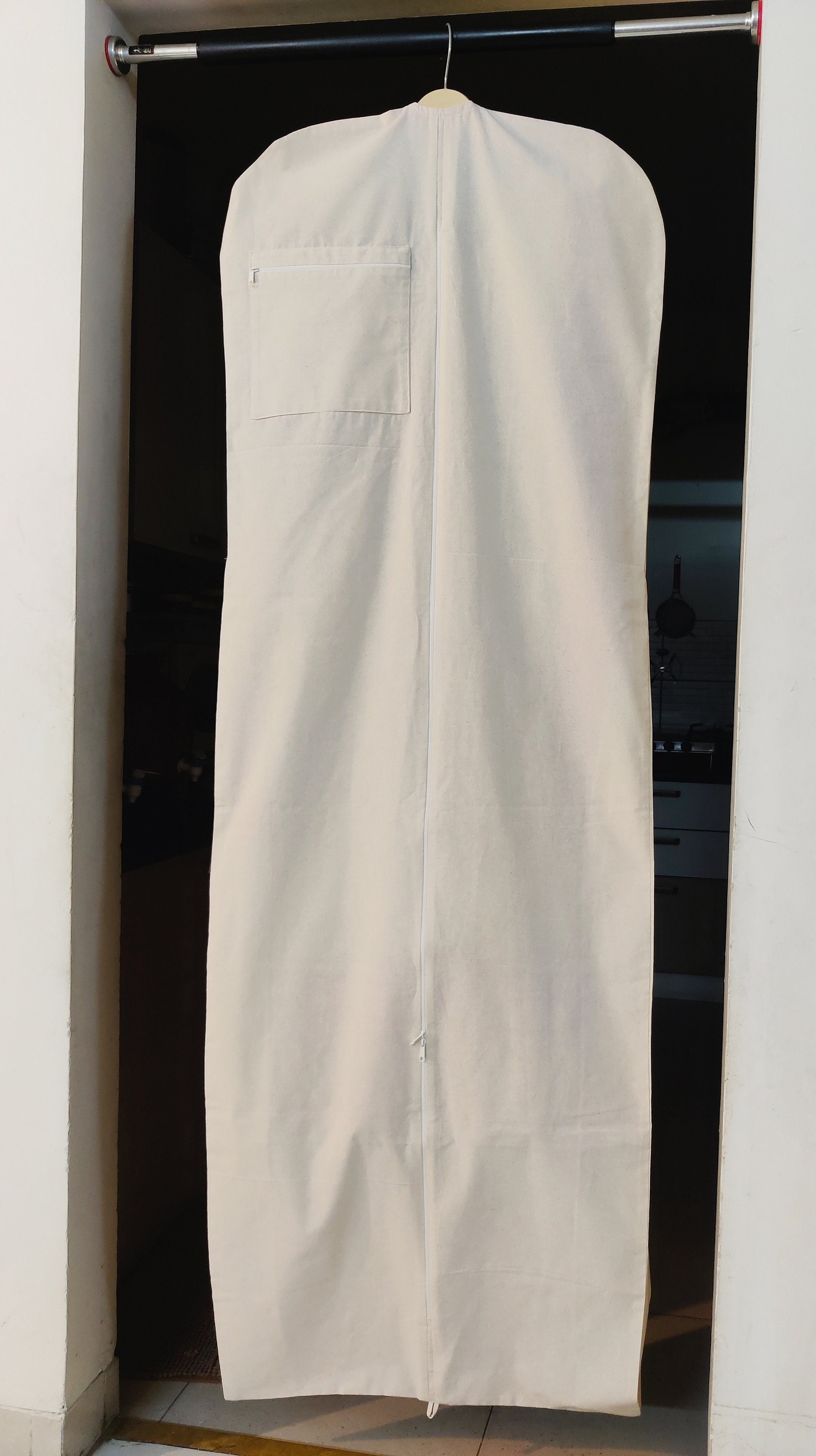 Tbest Housses anti-poussière pour vêtements Cintre de garde-robe de  couverture anti-poussière à la maison de deco pack