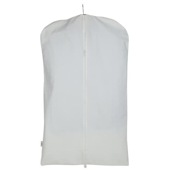 Handmade Cotton Breathable Washable Eco-Friendly Dress, Suit, Jacket & Coat  Cover - available in 4 sizes and 3 colors - Primary color: Off White
