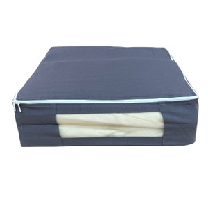 Premium Cotton Garment, Sweater, Sheets, Shawl, Linen Storage Bags/ Eco-friendly/ Travel Pack/ Cloth Bag size: 16X15X3.5 Gray