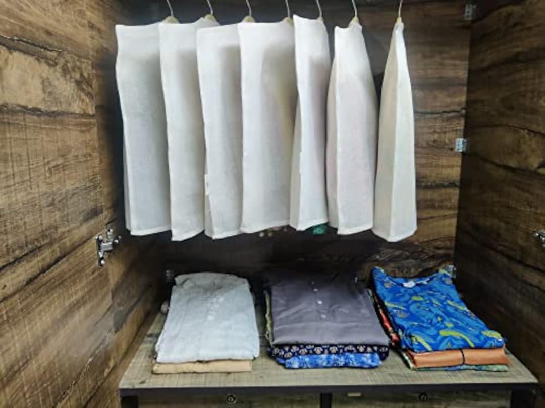 Pure Cotton Garment Covers/ideal for Jackets, Suits, Tops, Sarees
