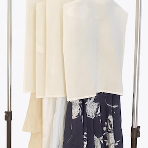 Eco-friendly 100% Cotton Garment Covers/Ideal for Jackets, Dresses, Suits, Tops, Blouses