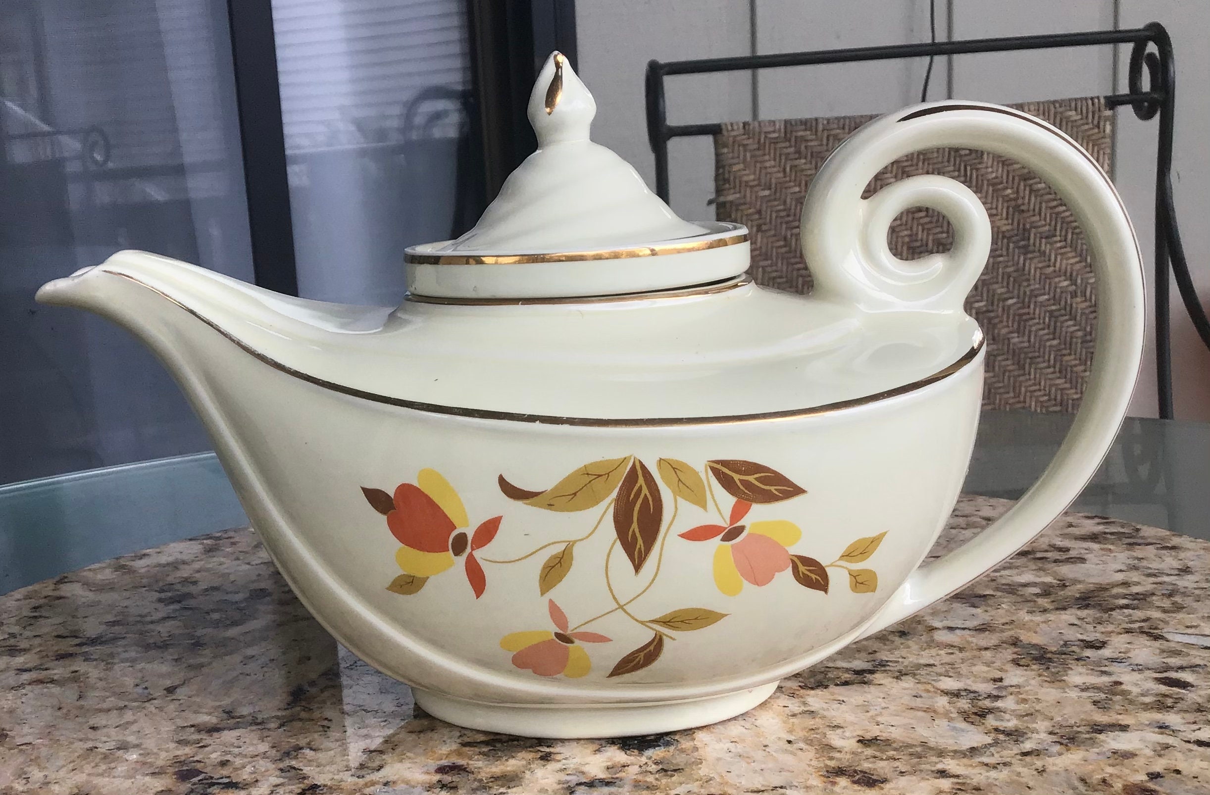 Vintage Hall Superior Quality Teapot with Infuser Autumn Etsy