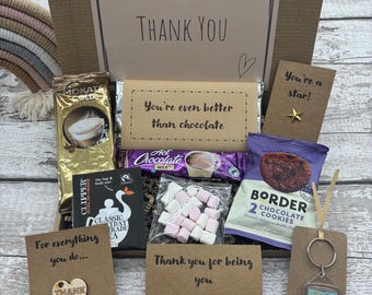 Thank You Gift Box | Letterbox Gift | Appreciation Gift for Her | Thank You Hug | Teacher Gift | Colleague Gift | Thank You Treat Box |