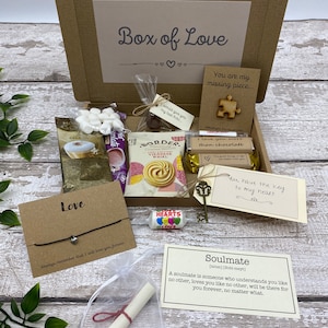 Box of Love | Hug in a Box | Boyfriend | Girlfriend | Anniversary | Treat Box | Love | Husband | Wife |