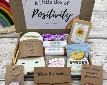 Positivity Letterbox Gift | Hug in a Box | Treat Box | Positive Thinking | Thinking of You Gift | Pick Me Up | Cheer Up |
