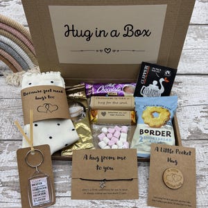 Hug in a Box | Letterbox Gift | Gift Box For Her | Personalised | Self Care Gift | Treat Box | Gifts For Friends | Thinking of You |