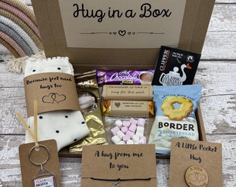 Hug in a Box | Letterbox Gift | Gift Box For Her | Personalised | Self Care Gift | Treat Box | Gifts For Friends | Thinking of You |