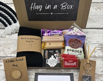Hug in a Box For Him | Letterbox Gift | Gift Box For Him | Personalised | Care Package | Gifts For Friends | Thinking of You |
