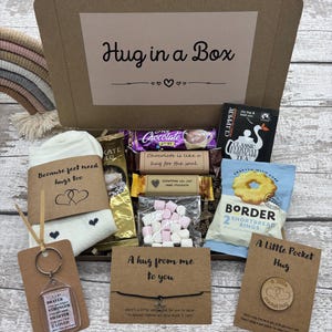 Hug in a Box | Letterbox Gift | Thinking of You | Pamper Gift | Care Package For Her | Self Care Gift | Treat Box | Birthday Gift Her |