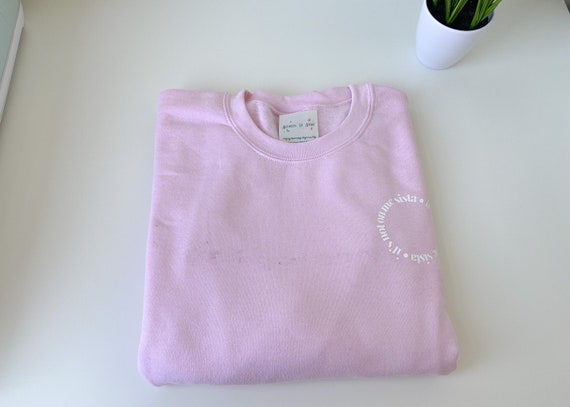 harry styles pink crewneck