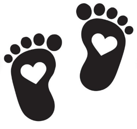 Baby Fußabdruck Baby Füße SVG | Etsy
