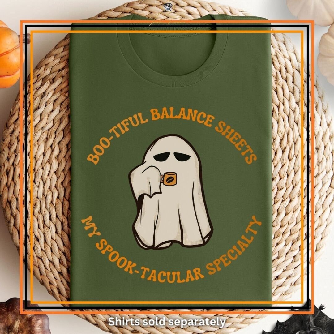 Balance Boo Boo-tiful Balance Sheet T-shirt: Accountant Auditor CFE Halloween ...