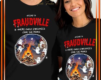 Fraudville Halloween T-Shirt: Funny Anti-Fraud CFE Tee