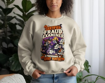 Certified Fraud Examiner Shirt Professional Ghost Hunter Funny Halloween Tee