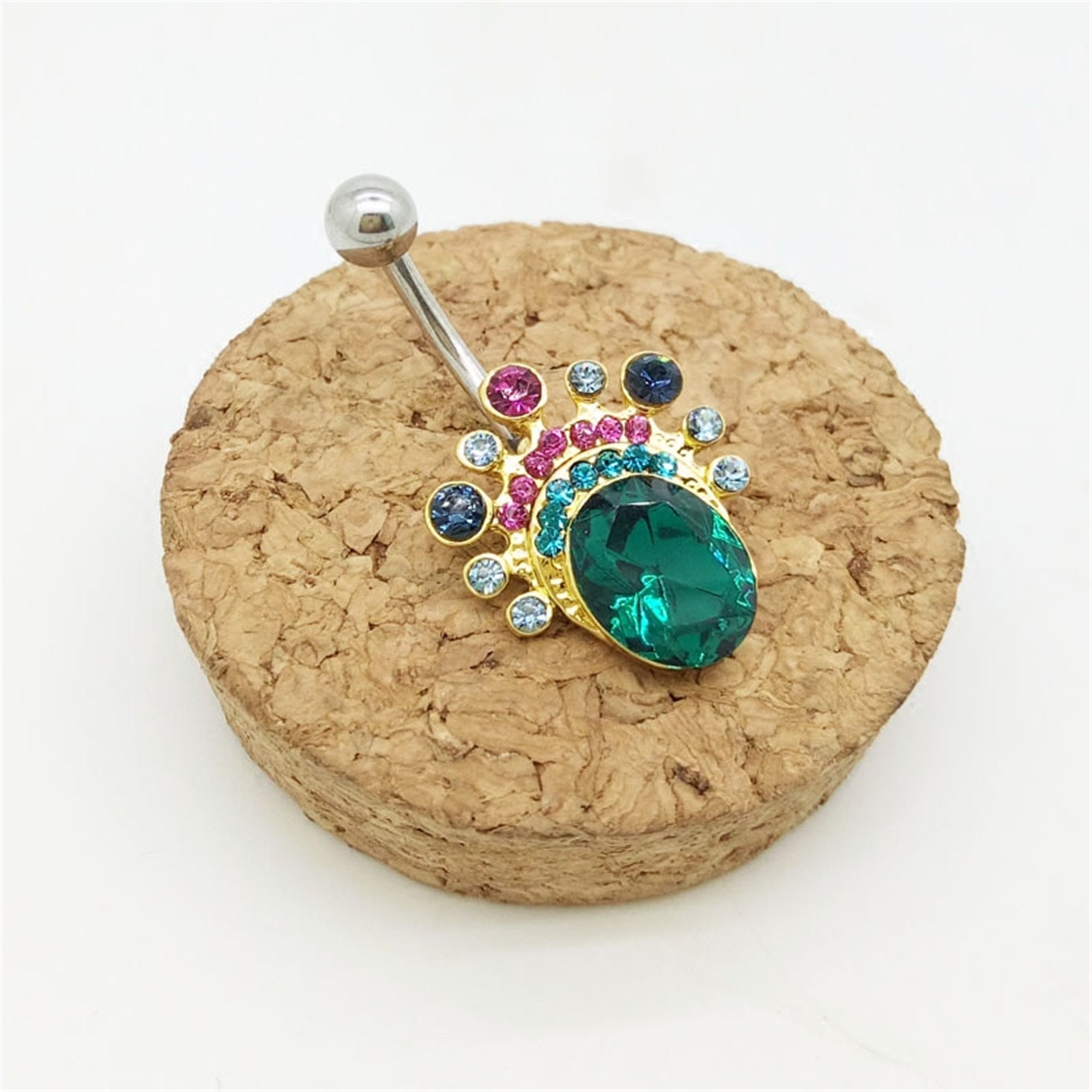 Highend Elegant Jewelry Belly Button Ring Hypoallergenic Etsy