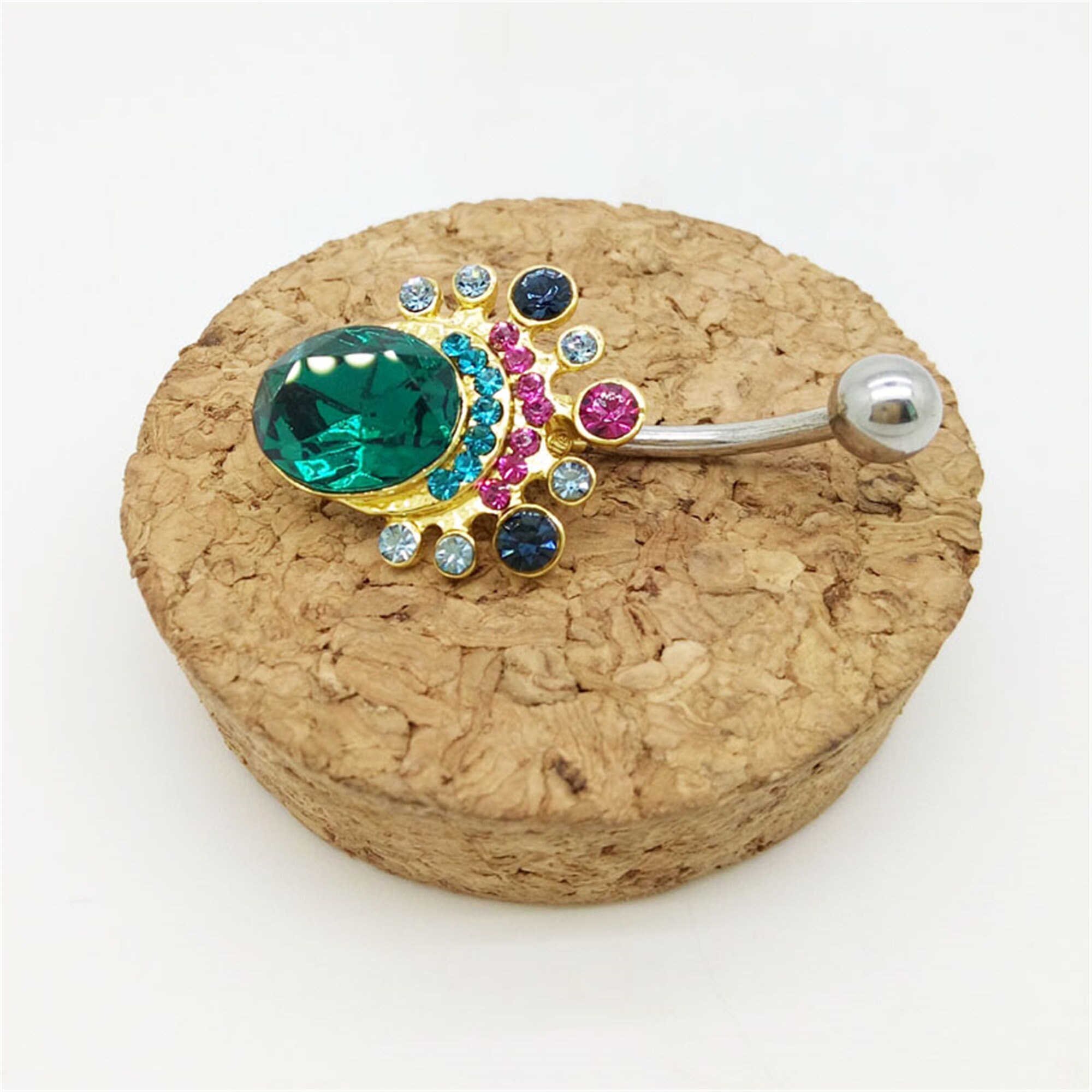 Highend Elegant Jewelry Belly Button Ring Hypoallergenic Etsy