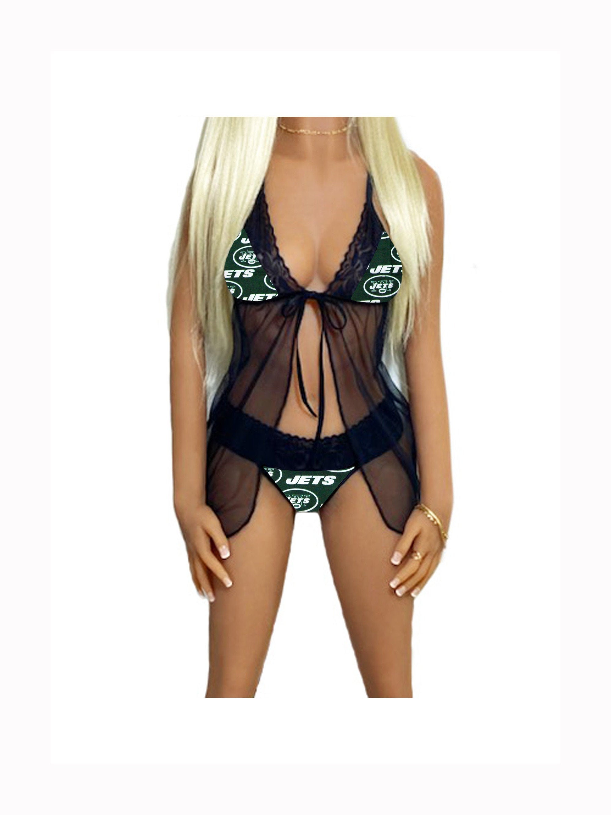 New York Jets Lace Babydoll Lingerie Set, Jets Lingerie Top & Panty, Cute  Football Lingerie, X-large to 2X Plus -  Ireland