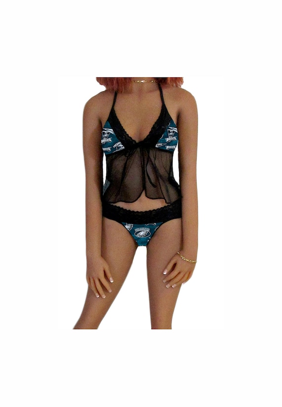 Philadelphia Eagles Lingerie Cami Top and String Panty Set, X-small to  Large, Made to Order -  Canada