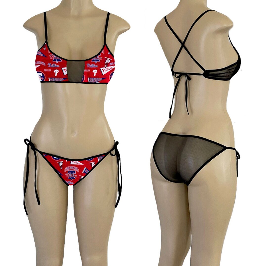 Philadelphia Phillies Lingerie 2 Pc Set Made W/licensed Fabric - Etsy
