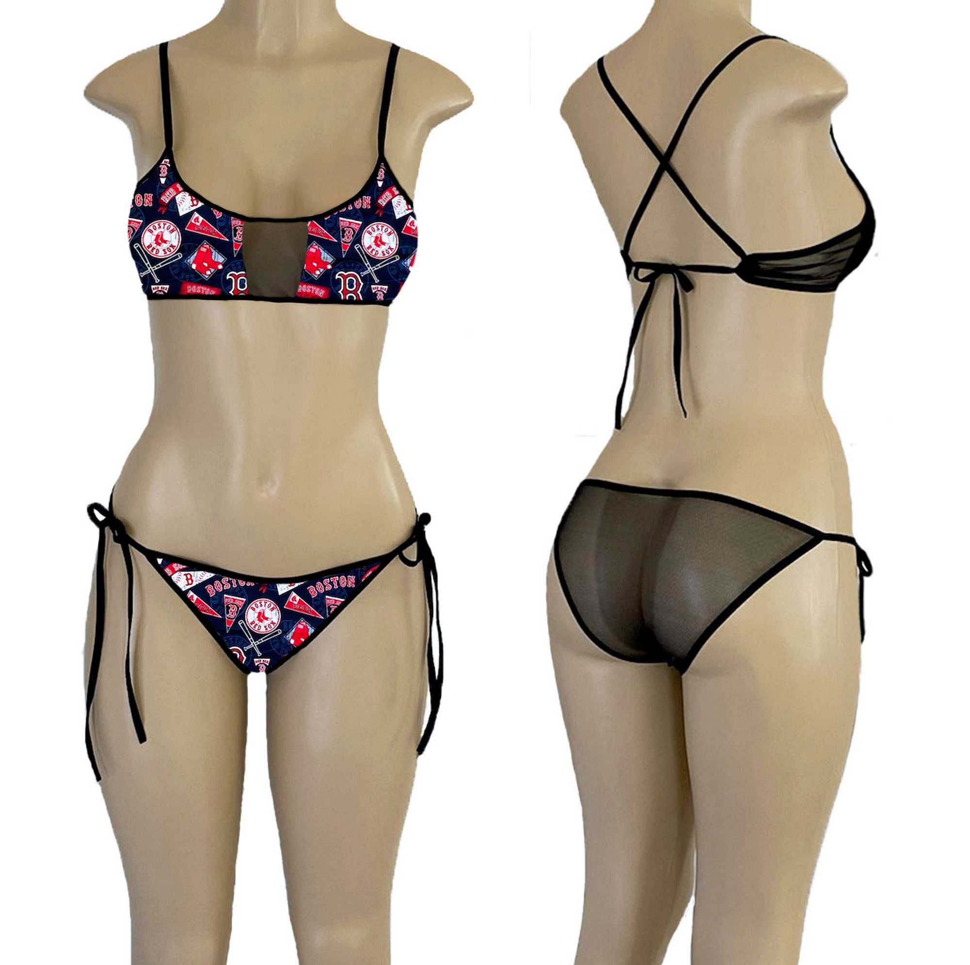 Boston Red Sox Lingerie Sexy 2 Pc Set Made W/licensed Fabric - Etsy  Australia