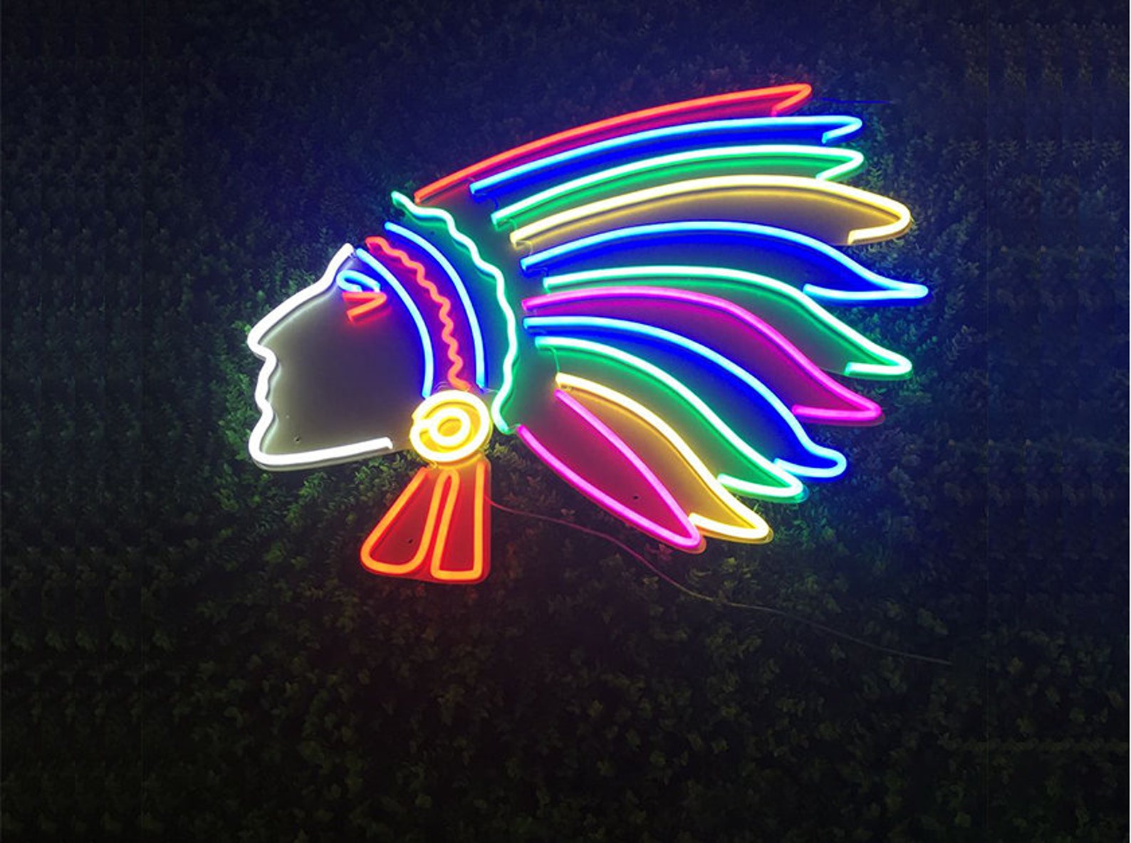 Handmade Colorful Ancient Indian Neon Sign Handmade Neon LED Etsy