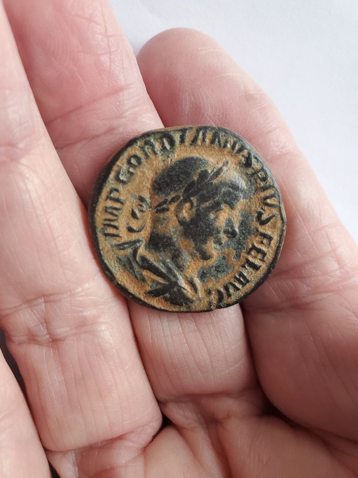 ANCIENT DESERT PATINA Roman Coin: Emperor Gordian lll Pius immagine 0