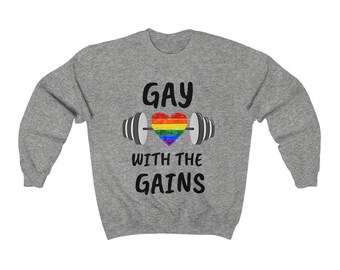 Gay unisex con la sudadera Gains Crewneck