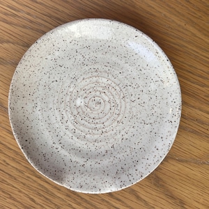 Handmade Ceramic Spoon rest, White Dish, Boho Spoon rest, Spoon Rest, Handmade Pottery Spoon rest, Handmade simple plate
