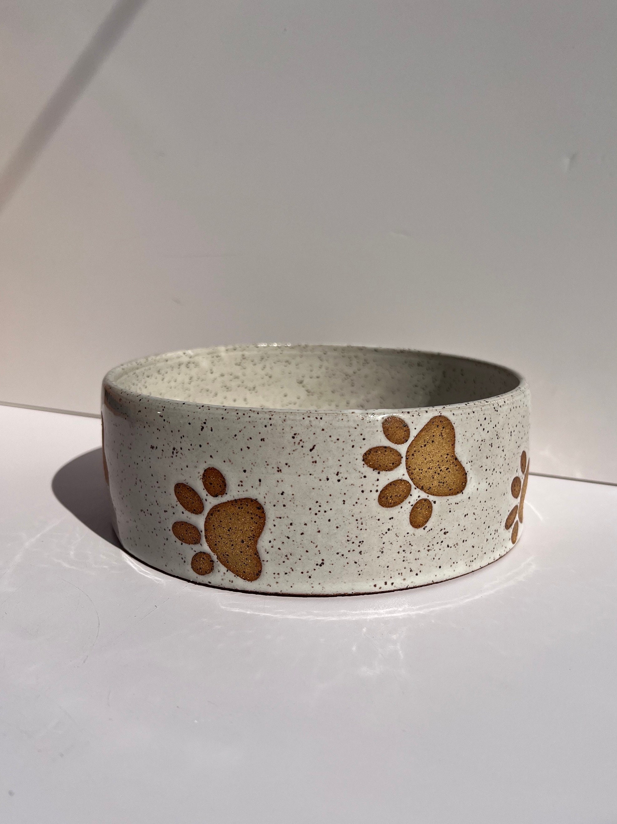 Loll Designs Minimalist Dog Bowl (Double, Medium) - Driftwood