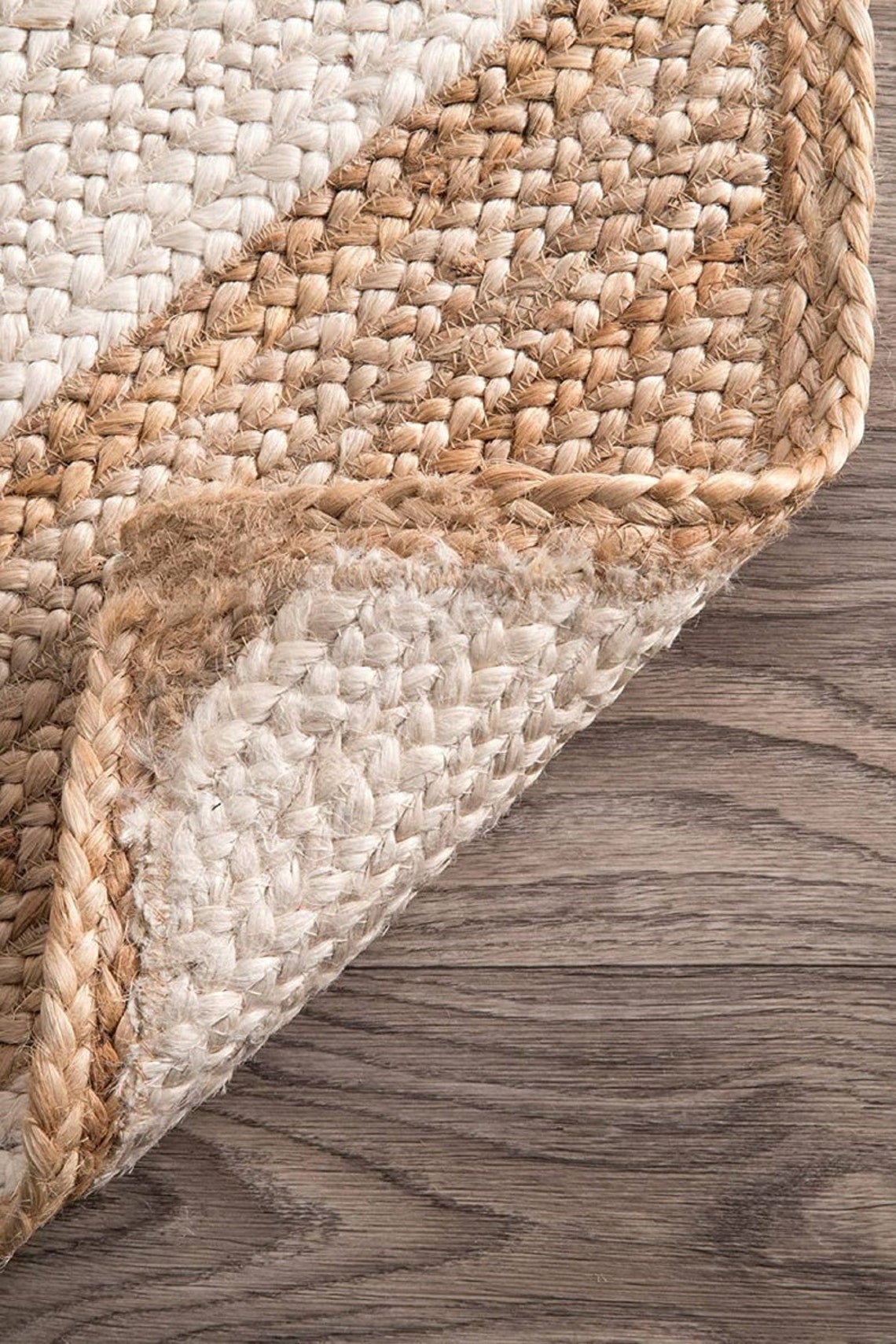 Handwovan rug braided entry rug braided front door hemp Etsy