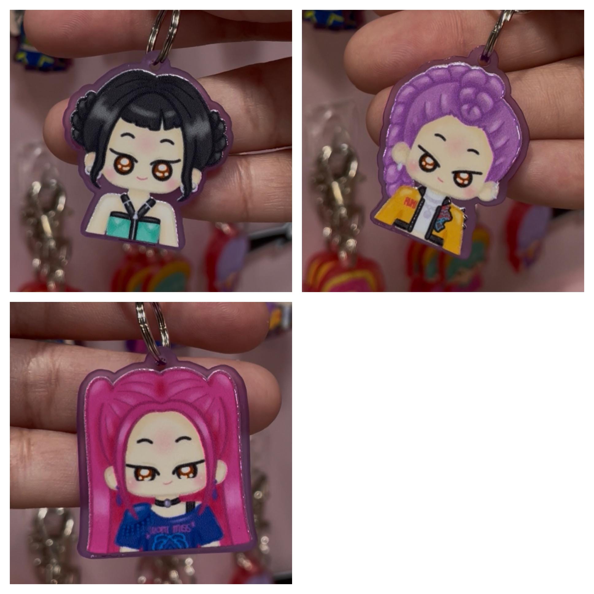 K-pop Demon Hunters Huntrix Fan Made Keychains - Etsy Australia