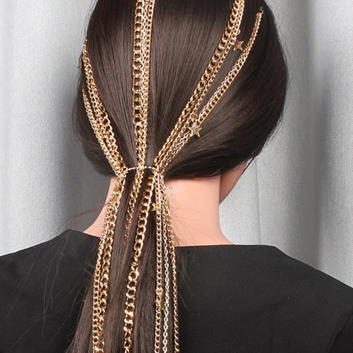 Bridal Hair Accessories Tassel Hair Chain Long Women Hair Clip Etsy