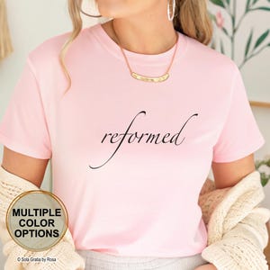 Reformed Theology Shirt, Classy Reformed Theology Gift, Calvinist T-Shirt, Sola Gratia Apparel, Reformed Theology Shirt, Reformed Merch