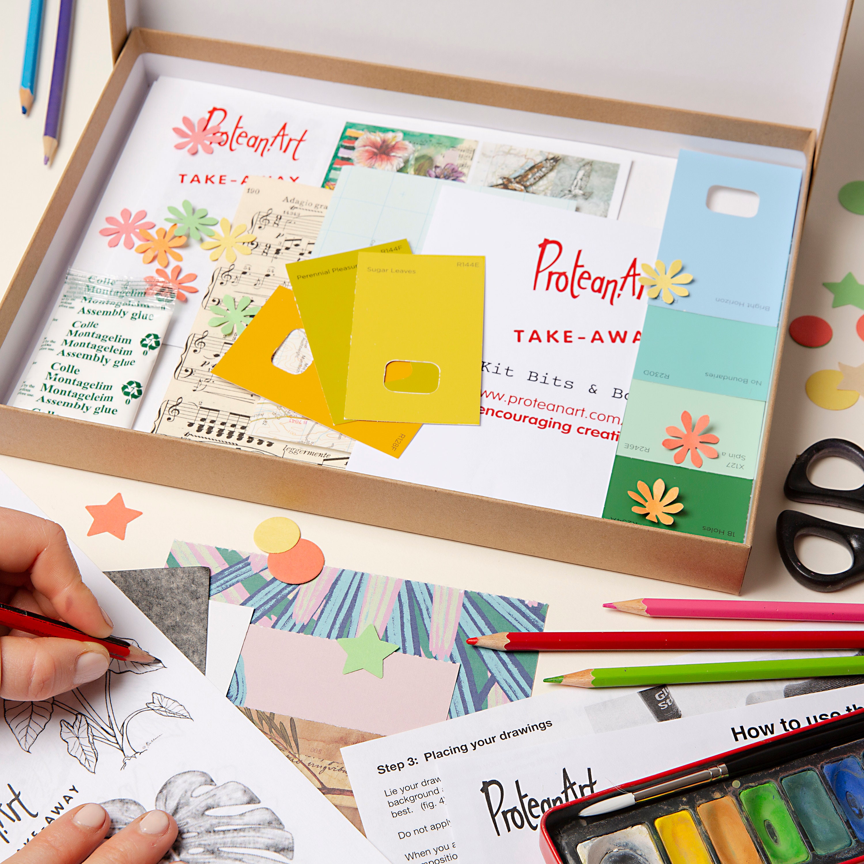 Botanically Themed Collage Kit - Etsy