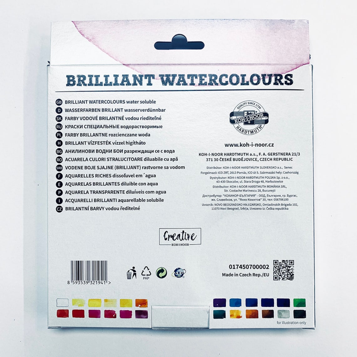 Koh-i-noor Hardtmuth Brilliant Watercolours - Etsy