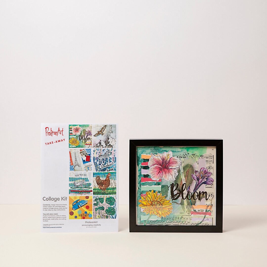 Botanically Themed Collage Kit - Etsy