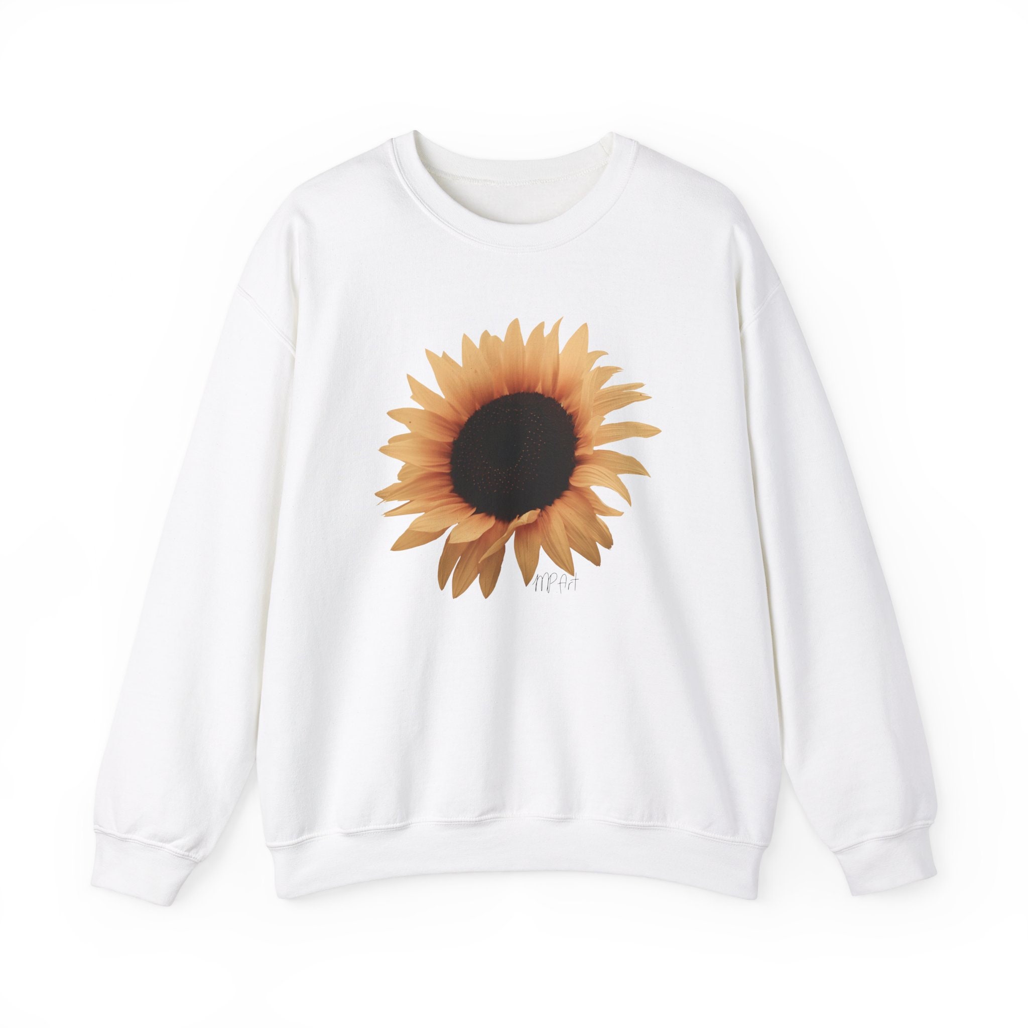 Retro Sunflower - Unisex Crewneck - (boho, gardening, flower, nature, plant, sweatshirt)