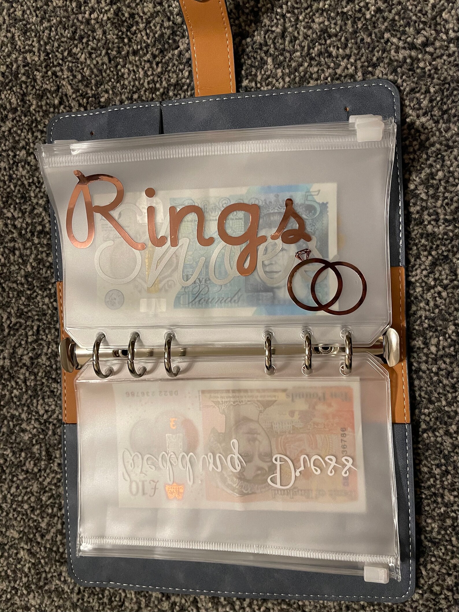 EXAMPLE Wedding Savings Binder Money Binder Budget Etsy