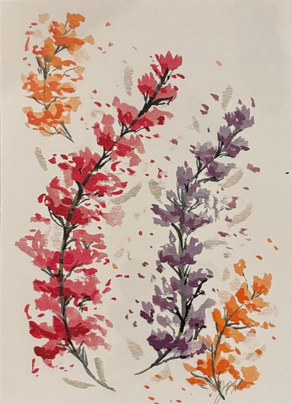 Watercolor Prints 5x7 by Local Bloomington Artist Jordan Proffitt-Hilbert