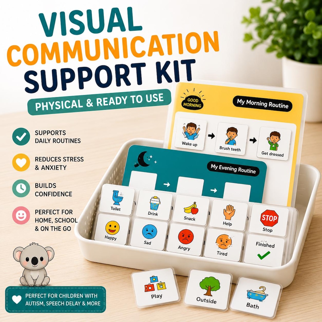 Visual Communication Support Kit for Autism SEND Routines (ready to Use ...