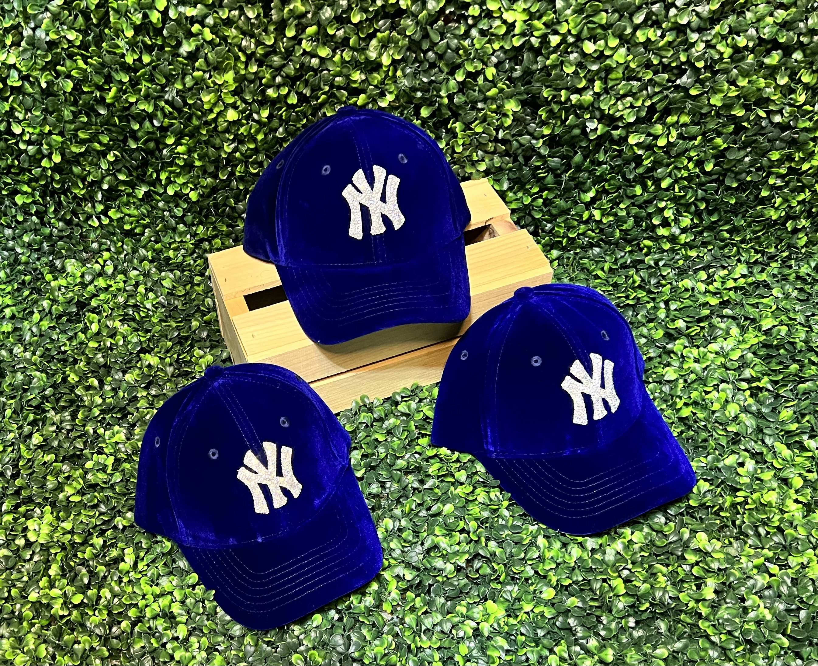 NY Velevet Bling Hat - Etsy